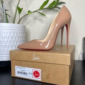 Christian Louboutin So Kate 120 Patent in Nude